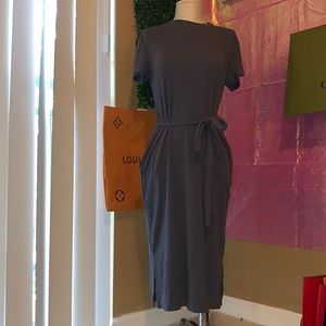 Grey cotton dress